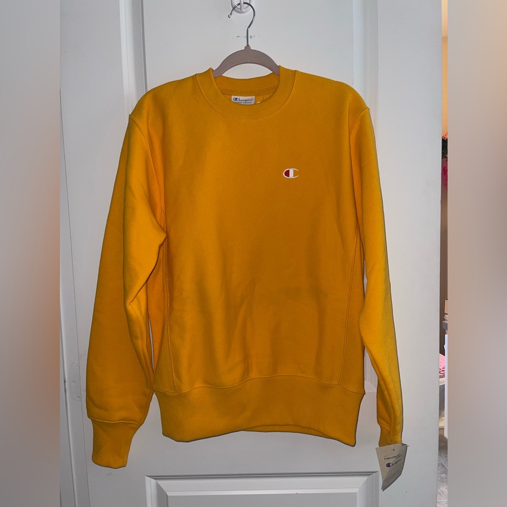 New Champion Golden Yellow Crewneck Sweatshirt